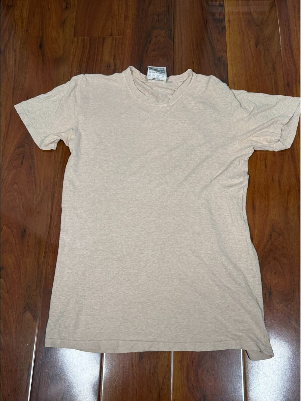 Jungmaven T Shirt Women's Size Extra Small Tan Sand Hemp Organic Cotton Blend